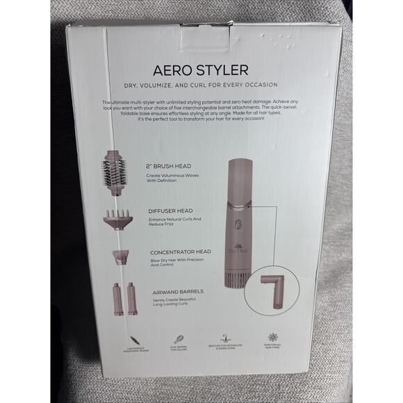 Sutra Aero Styler Rose Gold Professional Blow Dry Brush Tool Set NIB NEW - Picture 3 of 8